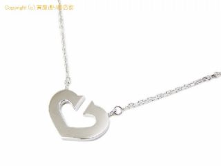 CARTIER Cハート カルティエ CARTIER 750WG Cハート ネックレス 【 SA71671 】の基本紹介画像