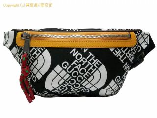 グッチ グッチ GUCCIxTHE NORTH FACE ノースフェイスコラボ キャンバス/レザー ベルトバッグ/ウエストバッグ/ボディバッグ 650299 ブラック 【 SA532223 】の基本紹介画像