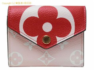 ルイ ヴィトン ルイ・ヴィトン LOUIS VUITTON モノグラムジャイアント 三つ折財布 ポルトフォイユ・ゾエ M67641 ルージュ 【 SA532224 】の基本紹介画像