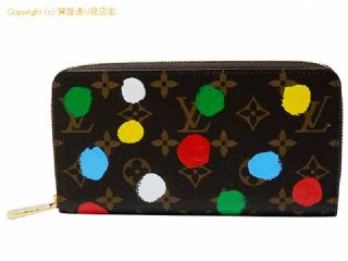 ルイ ヴィトン モノグラム ルイ・ヴィトン LOUIS VUITTONxYAYOI KUSAMA LVxYK 草間彌生 クサマヤヨイ モノグラム ドット 長財布 ジッピーウォレット 【 SA5h131 】の基本紹介画像
