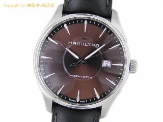ハミルトン ジャズマスター ハミルトン HAMILTON メンズ腕時計 ジャズマスター JAZZMASTER ジェント Gent H32451801 クオーツ ブラウンダイヤル 【 SA66436 】の基本紹介画像