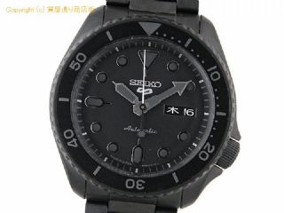 セイコー セイコー5 セイコー SEIKO メンズ腕時計 セイコー5 スポーツ SBSA075 自動巻 デイデイト ブラック 【 SA66437 】の基本紹介画像