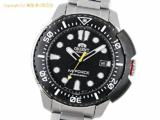 オリエント スポーツ M-FORCE オリエント ORIENT メンズ腕時計 Sports スポーツ M-FORCE エムフォース RN-AC0L01B 自動巻 200m防水 ダイバーズ 【 SA66438 】の基本紹介画像
