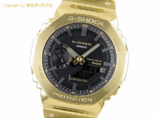 カシオ G-SHOCK カシオ CASIO メンズ腕時計 G-SHOCK ジーショック フルメタル FULL METAL 2100 Series GM-B2100GD-9AJF ゴールド タフソーラー モバイルリンク 【 SA66439 】の基本紹介画像