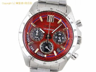 セイコー ルパン三世 x セイコー オフィシャルウオッチ セイコー SEIKO メンズ腕時計 ルパン三世 x セイコー オフィシャルウオッチ 限定3000本 クオーツ 赤ジャケ・モデル 【 SA66444 】の基本紹介画像