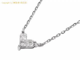 スタージュエリー スタージュエリー STAR JEWELRY PT950 ミステリアスハート ダイヤモンド 0.15ct ネックレス 【 SA72642 】の基本紹介画像