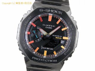 カシオ G-SHOCK カシオ CASIO メンズ腕時計 G-SHOCK ジーショック フルメタル 2100 Series GM-B2100BPC-1AJF レインボーカラー タフソーラー モバイルリンク 【 SA66449 】の基本紹介画像