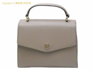 トリーバーチ トリーバーチ TORY BURCH レザー 2WAY ハンドバッグ ロビンソン トップハンドル サッチェル 49686 GLAY HERON 【 SA532284 】の基本紹介画像