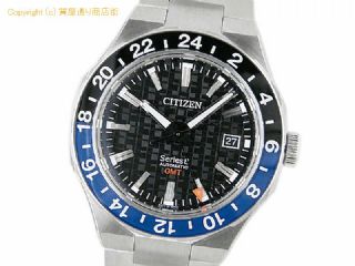 シチズン Series8 シチズン CITIZEN メンズ腕時計 Series8 シリーズエイト 880 Mechanical 880メカニカル GMT NB6031-56E 自動巻 ブルー/ブラックベゼル 【 SA66454 】の基本紹介画像