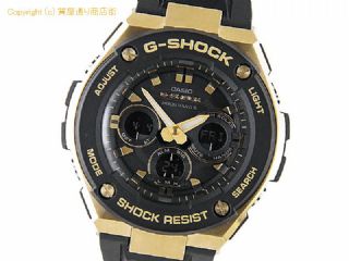 カシオ G-SHOCK カシオ CASIO メンズ腕時計 ジーショック G-SHOCK ジースティール G-STEEL Mid Size Series GST-W300G-1A9JF タフソーラー 電波時計 ゴールド 【 SA66456 】の基本紹介画像