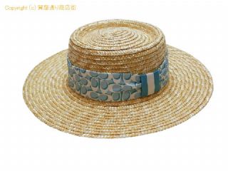 コーチ コーチ COACH シグネチャー ストローハット/麦わら帽子 C9126 【 SA532334 】の基本紹介画像