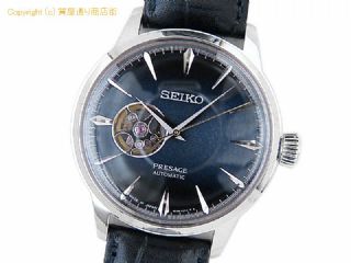 セイコー プレサージュ セイコー SEIKO メンズ腕時計 プレサージュ カクテルタイム ブルームーン SARY155 自動巻 バックスケルトン 革ベルト 【 SA66463 】の基本紹介画像