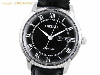 セイコー プレサージュ セイコー SEIKO メンズ腕時計 プレサージュ SRP765J2 自動巻 バックスケルトン 革ベルト 【 SA66467 】の基本紹介画像