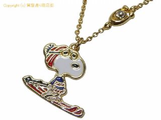 コーチ コーチ COACHxPEANUTS スヌーピー スキー ペンダント ネックレス CG050 【 SA532406 】の基本紹介画像