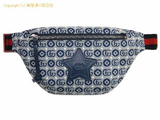 グッチ グッチ GUCCI チルドレンズ ベルトバッグ/ボディバッグ/ウエストバッグ 502595 星 スター ブルー 【 SA532402 】の基本紹介画像