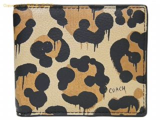 コーチ コーチ COACH コーチ x ゲイリー・ベースマン ワイルドビースト 札入 75071 ヒョウ柄 アニマルプリント 【 SA532407 】の基本紹介画像