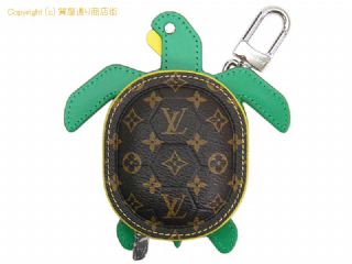 ルイ ヴィトン ルイ・ヴィトン LOUIS VUITTON モノグラム バッグチャーム/小物入れ/イヤホンケース キーホルダー・LV タートル M01471 アニマル 亀 【 SA532404 】の基本紹介画像