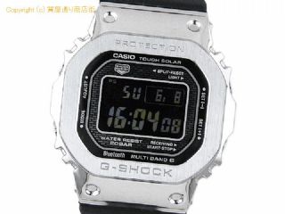 カシオ G-SHOCK カシオ CASIO メンズ腕時計 G-SHOCK ジーショック フルメタル GMW-B5000-1JF タフソーラー 電波時計 モバイルリンク シルバー 【 SA66477 】の基本紹介画像