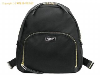 ケイトスペード KATE SPADE ケイトスペード ナイロン バックパック/リュックサック WKRU5913 ブラック 【 SA532410 】の基本紹介画像