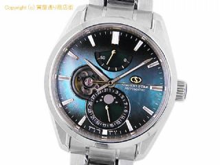 オリエントスター メカニカル ムーンフェイズ オリエントスター ORIENT STAR メンズ腕時計 メカニカル ムーンフェイズ 70周年記念限定モデル RK-AY0006A 自動巻 パワーリザーブ マザーオブパール 星雲 【 SA66478 】の基本紹介画像