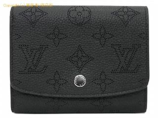 ルイ ヴィトン マヒナ ルイ・ヴィトン LOUIS VUITTON 2つ折財布 マヒナ ポルトフォイユ・イリス コンパクト M62540 ノワール ブラック 【 SA532438 】の基本紹介画像