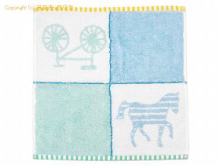 エルメス エルメス HERMES ハンドタオル Les Cabanes ブルー/グリーン 【 SA532432 】の基本紹介画像