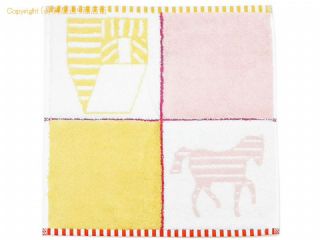 エルメス エルメス HERMES ハンドタオル Les Cabanes ジョーヌ/ローズ 【 SA532430 】の基本紹介画像