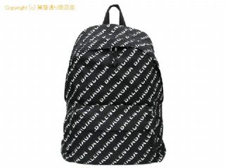 バレンシアガ バレンシアガ BALENCIAGA ナイロンキャンバス プリント バックパック/リュック 507460 ブラック 【 SA532452 】の基本紹介画像