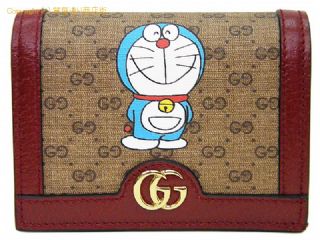 グッチ グッチ GUCCI ミニGGスプリーム ドラえもんコラボ 二つ折財布 コンパクトウォレット 647788 【 SA532475 】の基本紹介画像