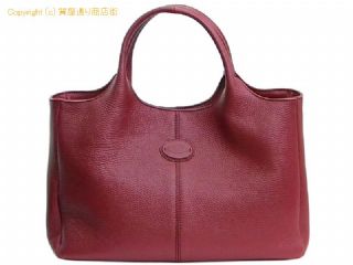 トッズ TOD''''S トッズ 2WAY トートバッグ ボルドー XBWALHA02Z0RIAR800 【 SA532471 】の基本紹介画像