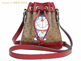 グッチ グッチ GUCCI ミニGGスプリーム ドラえもんコラボ 巾着ショルダーバッグ 647801 【 SA532478 】の基本紹介画像