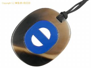 エルメス エルメス HERMES バッファローホーンxラッカーウッド フィデリオ ネックレス ブルー 【 SA532482 】の基本紹介画像