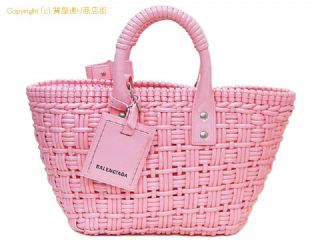 バレンシアガ バレンシアガ BALENCIAGA ビストロXS バスケット 2WAY ハンドバッグ 671342 ピンク 【 SA532491 】の基本紹介画像