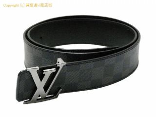 ルイ ヴィトン ルイ・ヴィトン LOUIS VUITTON ダミエグラフィット ベルト サンチュール・LVイニシアル 40MM リバーシブル M0213U サイズ90 【 SA532496 】の基本紹介画像