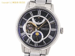 オリエントスター メカニカル ムーンフェイズ オリエントスター ORIENT STAR メンズ腕時計 メカニカル ムーンフェイズ 300本限定 RK-AM0008B 自動巻 パワーリザーブ 月齢 ブラック 【 SA66486 】の基本紹介画像