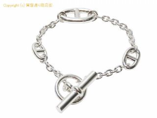 エルメス エルメス HERMES シェーヌダンクル ファランドール・マルチ ブレスレット シルバー925 LG 【 SA532505 】の基本紹介画像
