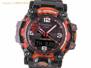 カシオ G-SHOCK カシオ CASIO メンズ腕時計 G-SHOCK ジーショック MUDMASTER マッドマスター 40th Anniversary Flare Red GWG-2040FR-1AJR 防塵・防泥構造 【 SA66491 】の基本紹介画像