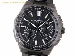 カシオ オシアナス カシオ CASIO メンズ腕時計 オシアナス OCEANUS クラシックライン OCW-T6000B-1AJF タフソーラー 電波時計 モバイルリンク チタニウム 【 SA66492 】の基本紹介画像