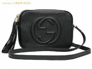 グッチ ソーホー グッチ GUCCI ソーホー ショルダーバッグ 308364 ブラック ゴールド金具 【 SA532516 】の基本紹介画像