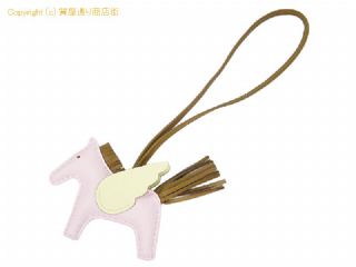 エルメス エルメス HERMES バッグチャーム ペガサス ロデオPM ローズダーリン/ジョーヌミルトン/クラフト K刻印 【 SA532519 】の基本紹介画像