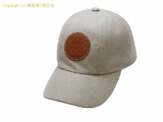 ルイ ヴィトン エルメス HERMES カシミヤ キャップ/帽子 キャスケット・セレナ エプロンドール サイズ58 グレージュ 【 SA532536 】の基本紹介画像