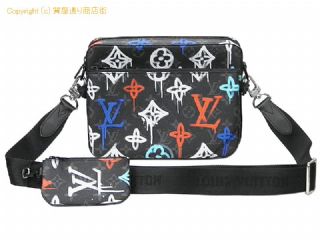 ルイ ヴィトン モノグラムエクリプス ルイ・ヴィトン LOUIS VUITTON モノグラムエクリプス グラフィティ ショルダーバッグ/セカンドバッグ/ポーチ/コインケース トリオメッセンジャー M21396 【 SA532547 】の基本紹介画像