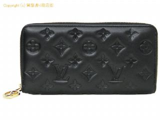 ルイ ヴィトン ルイ・ヴィトン LOUIS VUITTON モノグラムエンボス ジッピーウォレット ラウンドファスナー 長財布 M81510 ブラック 【 SA532548 】の基本紹介画像