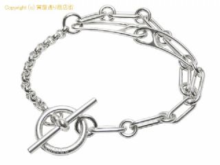 エルメス エルメス HERMES シェーヌダンクル パンク ブレスレット シルバー925 LG 【 SA532566 】の基本紹介画像