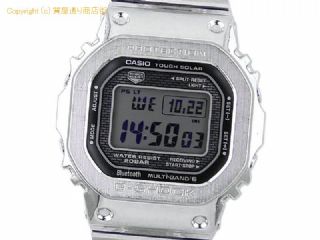 カシオ G-SHOCK カシオ CASIO メンズ腕時計 G-SHOCK ジーショック フルメタル GMW-B5000D-1JF タフソーラー 電波時計 モバイルリンク シルバー 【 SA66501 】の基本紹介画像