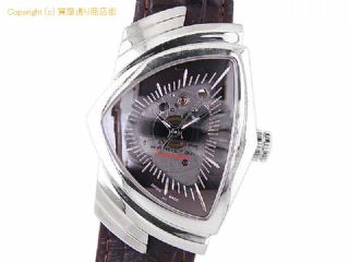 ハミルトン ベンチュラ ハミルトン HAMILTON メンズ腕時計 ベンチュラ オート H24515591 自動巻 ブラウン 革ベルト スケルトン 【 SA66503 】の基本紹介画像