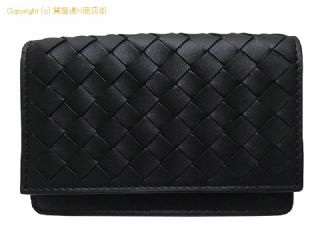 ボッテガヴェネタ ボッテガヴェネタ BOTTEGA VENETA イントレチャート カードケース/名刺入れ 174646 ブラック 【 SA532590 】の基本紹介画像