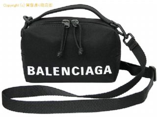 バレンシアガ バレンシアガ BALENCIAGA ウィール 2WAYミニバッグ ショルダーバッグ/ハンドバッグ/ポーチ 637343 ブラック 【 SA532592 】の基本紹介画像