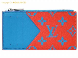 ルイ ヴィトン モノグラム ルイ・ヴィトン LOUIS VUITTON モノグラムグロウ コイン・カードケース M14762 レッド/ブルー 【 SA532603 】の基本紹介画像