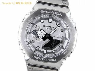 カシオ G-SHOCK カシオ CASIO メンズ腕時計 ジーショック G-SHOCK FINE METALLIC SERIES GM-2100YM-8AJF デジアナ クオーツ シルバー メタル 【 SA66515 】の基本紹介画像